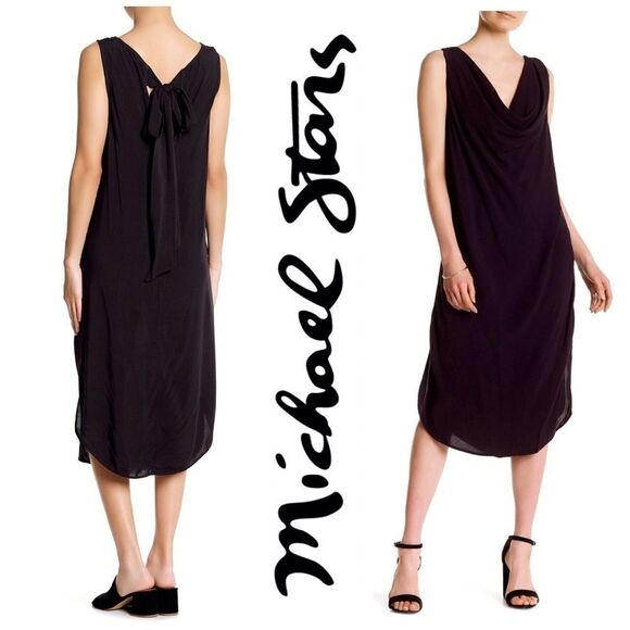 Black sheath dress. Cowl neck. NWOT - Picture 1 of 7